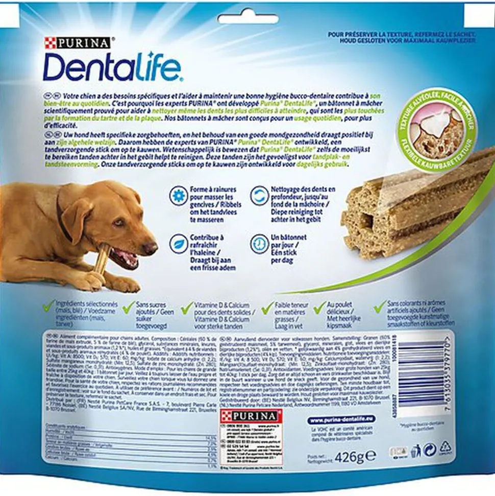 Dentalife - Bâtonnets à Mâcher Maxi pour Chien - 426g