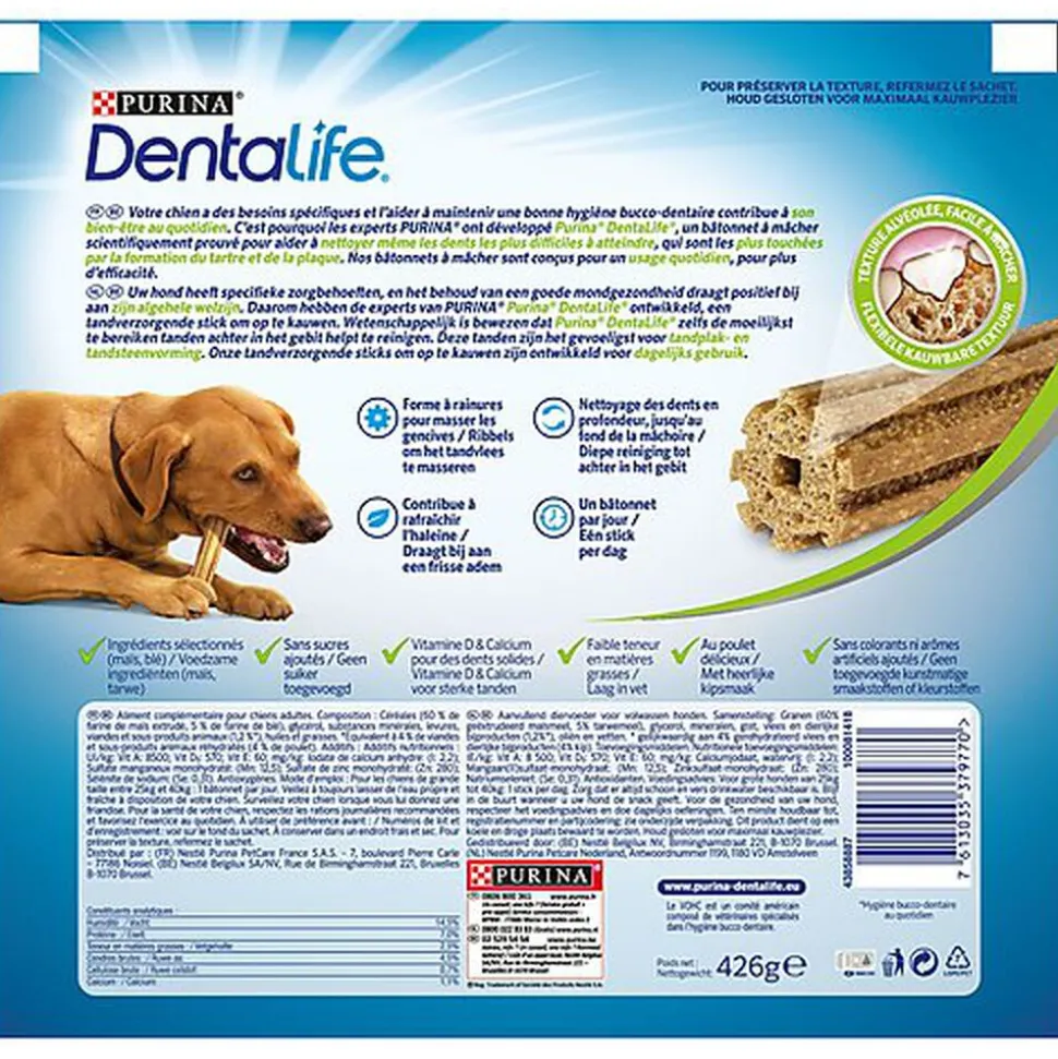 Dentalife - Bâtonnets à Mâcher Maxi pour Chien - 426g