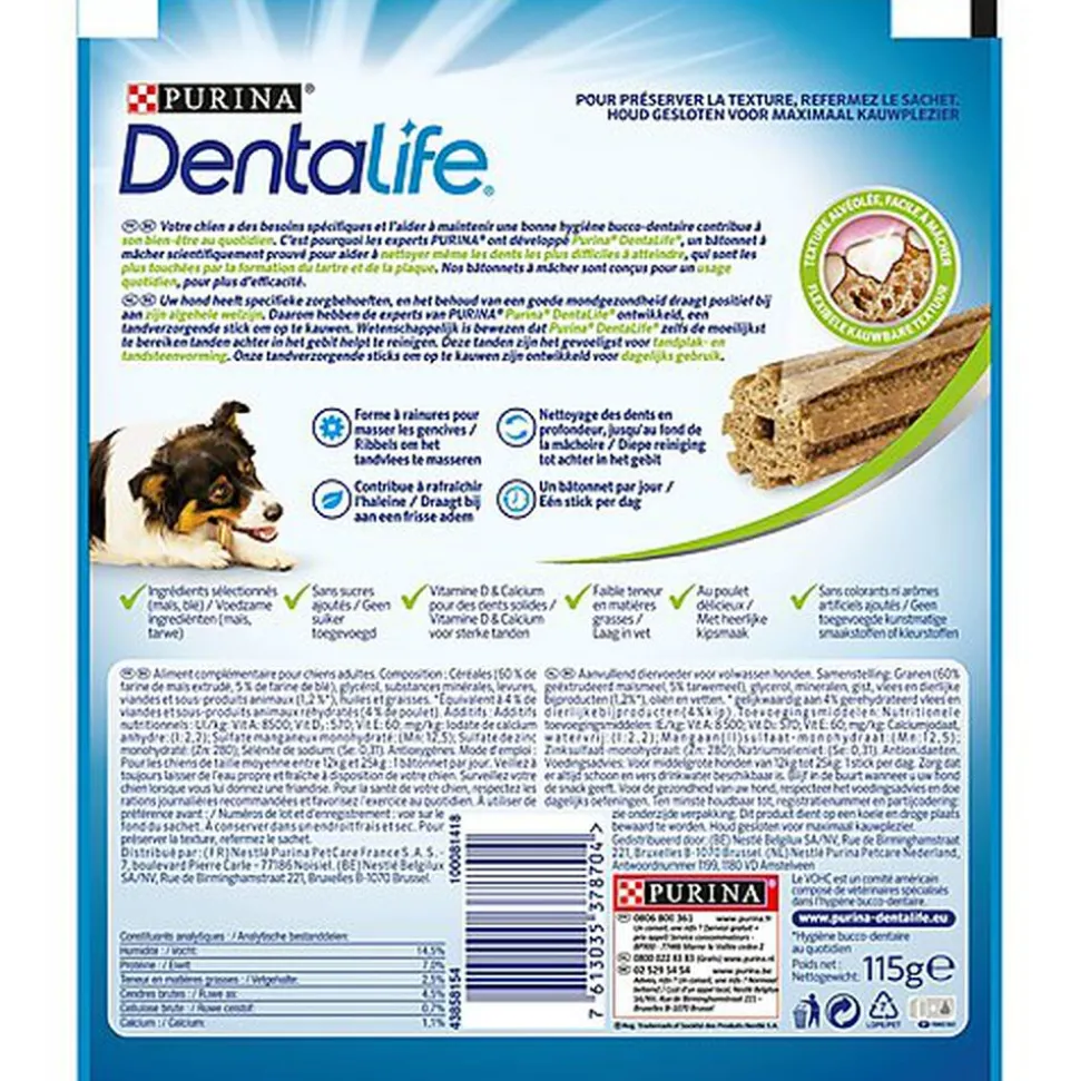 Dentalife - Bâtonnets à Mâcher Medium pour Chien