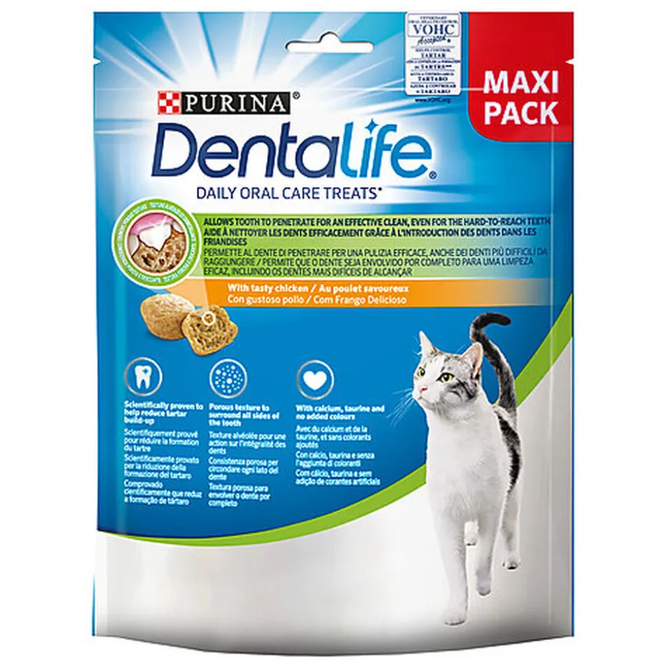 Dentalife - Friandises au Poulet pour chats adultes - 140g