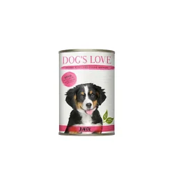 Dog's Love - Boîte Menu Complet 100% Naturel au Bœuf pour Chiot
