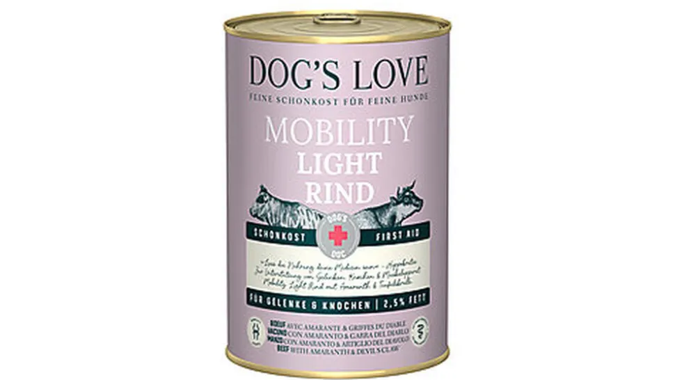 Dog's Love - Patée Allégée au Boeuf pour Chiens - 400g
