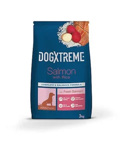 DogXtreme - Croquettes Mini Adulte au Saumon Frais pour Petit Chien - 3Kg