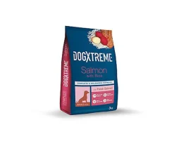 DogXtreme - Croquettes Mini Adulte au Saumon Frais pour Petit Chien - 3Kg