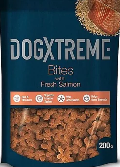 DogXtreme - Friandises BITES avec Saumon Frais pour Chiens - 200g