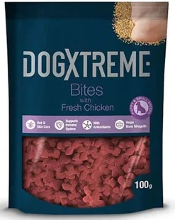 DogXtreme - Friandises Puppy Bites Poulet Frais pour Chiots - 100g