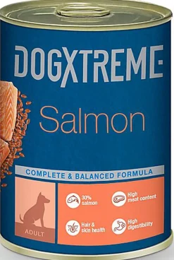 DogXtreme - Pâtée Adulte au Saumon pour Chiens - 400g