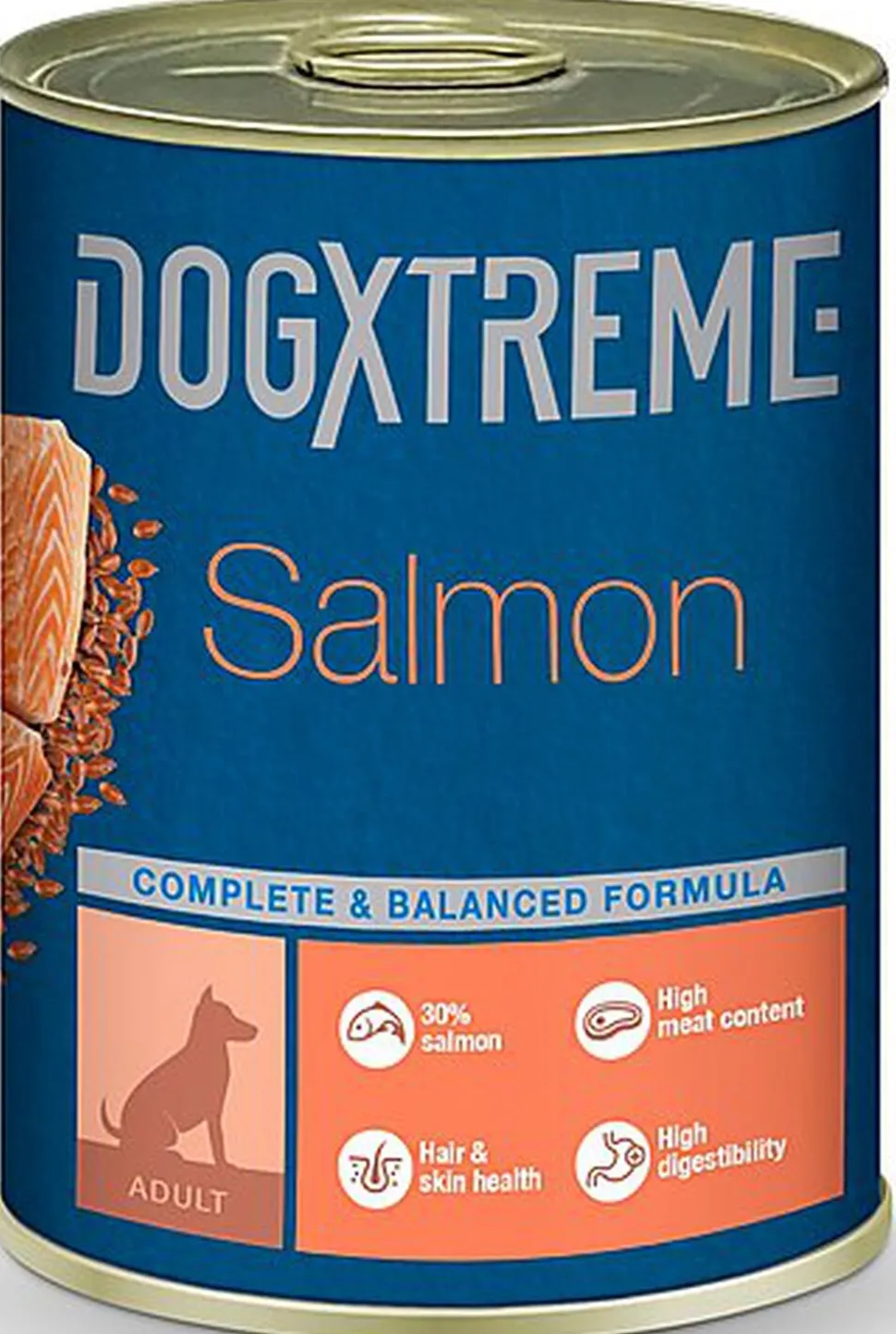 DogXtreme - Pâtée Adulte au Saumon pour Chiens - 400g
