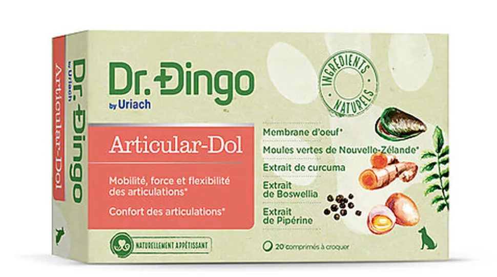 Dr. Dingo - Aliment Complémentaire Articular-Dol pour Chien - 30g