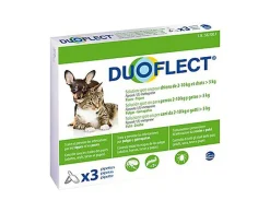 Duoflect - Pipettes Antiparasitaire de 2 à 10Kg pour Chien et Chat - x3