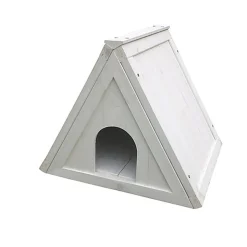 Duvoplus - Clapier Woodland Abri Triangle pour Lapin - 50x42x42cm
