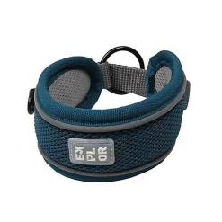 Duvoplus - Collier Classic Ultimate Fit Control Bleu Pétrol pour Chiens