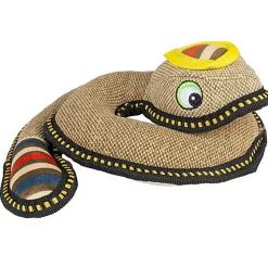 Duvoplus - Jouet Canvas Ornithorynque Brun pour Chiens - 34x21x6cm