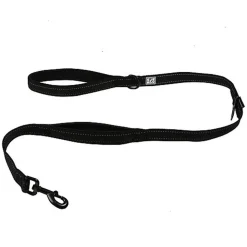 Duvoplus - Laisse Fashion Ultimate Fit On-The-Road Noir pour Chiens