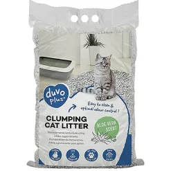 Duvoplus - Litière agglomérante Aloe Vera pour Chats - 12kg