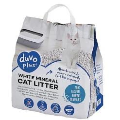 Duvoplus - Litière Minérale White pour Chats - 10L