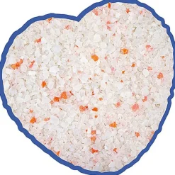 Duvoplus - Litière Premium Silica Fleurs Blanc/Rose pour Chats - 5L/2Kg