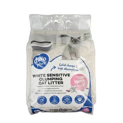 Duvoplus - Litière White Sensitive Poudre Bébé pour Chats - 12kg