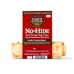 Earth Animal - Friandises No-Hide à Mâcher au Bœuf pour Chien