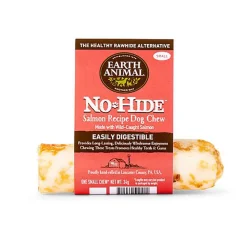Earth Animal - Friandises No-Hide à Mâcher au Saumon pour Chien