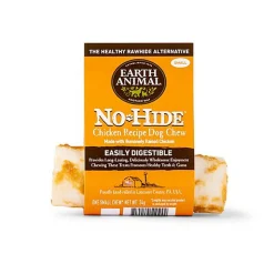 Earth Animal - Friandises No-Hide à Mâcher au Poulet pour Chien