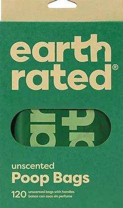 Earth Rated -  Sac Propreté Eco-Friendly sans Parfum avec Poignées - x120