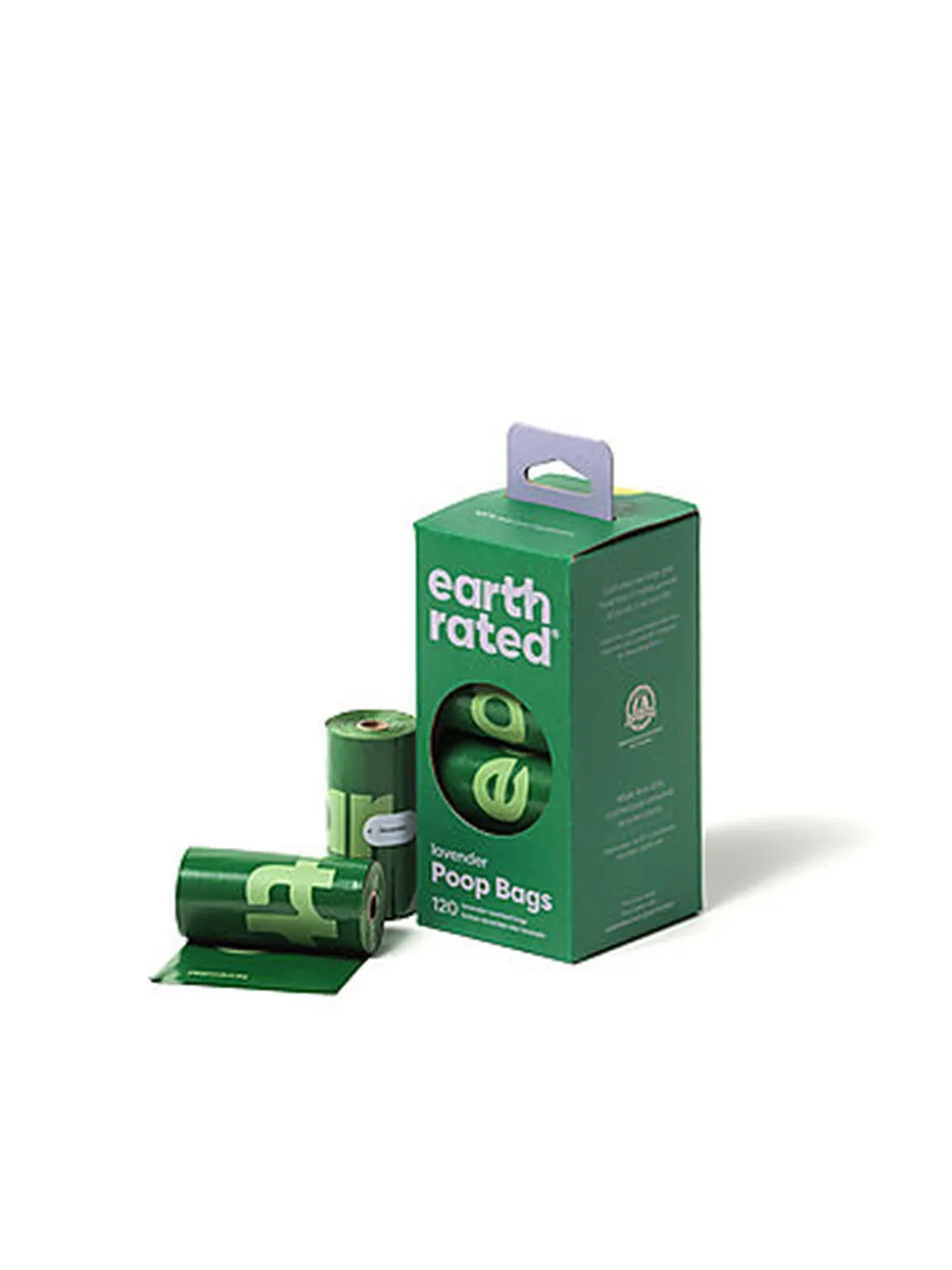 Earth Rated - Sac Propreté Eco-Friendly Lavande - 8x15 sacs