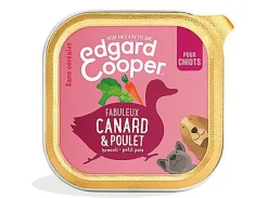 Edgard & Cooper - Barquette au Canard et Poulet pour Chiot