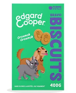 Edgard & Cooper - Biscuits Adulte Pomme & Myrtilles - 400g