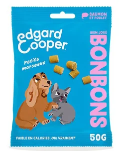 Edgard & Cooper - Bonbons Adulte Saumon & Poulet - 50g