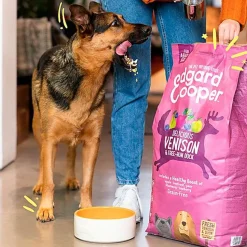 Edgard & Cooper - Croquettes Naturelles Adulte sans Céréales au Chevreuil et Canard frais pour Chien - 12Kg