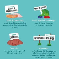 Edgard & Cooper - Croquettes Poulet et Saumon pour Chien Senior - 7Kg