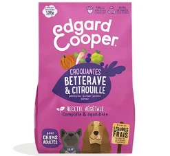 Edgard & Cooper - Croquettes Végétales Betterave et Citrouille pour Chien - 2,5Kg
