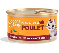 Edgard & Cooper - Pâtée Morceaux en Sauce au Poulet pour Chat - 85g