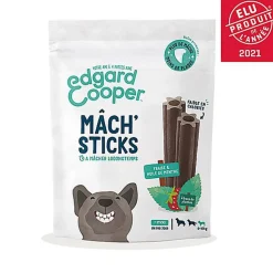 Edgard & Cooper - Sticks à Mâcher Dental Naturel à la Fraise et Huile de Menthe pour Chien S