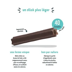 Edgard & Cooper - Sticks à Mâcher Dental Naturel à la Fraise et Huile de Menthe pour Chien S