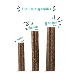 Edgard & Cooper - Sticks à Mâcher Dental Naturel à l'Eucalyptus et Pomme Fraîche pour Chien L