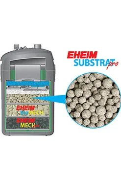 Eheim - SubstratPro de Filtration pour Aquarium d'Eau Douce et d'Eau de Mer - 250ml