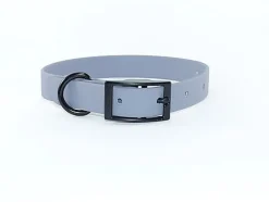 eKys - Collier Biothane pour Chien Gris
