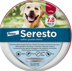 Elanco - Collier Seresto Antiparasitaires pour Grand Chien