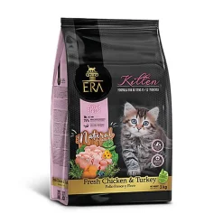 Era - Croquettes Sans Céréales Poulet et Dinde pour Chaton