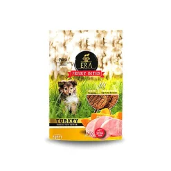 Era - Friandises Jerky Bites Dinde et Citrouille pour Chiots - 90g