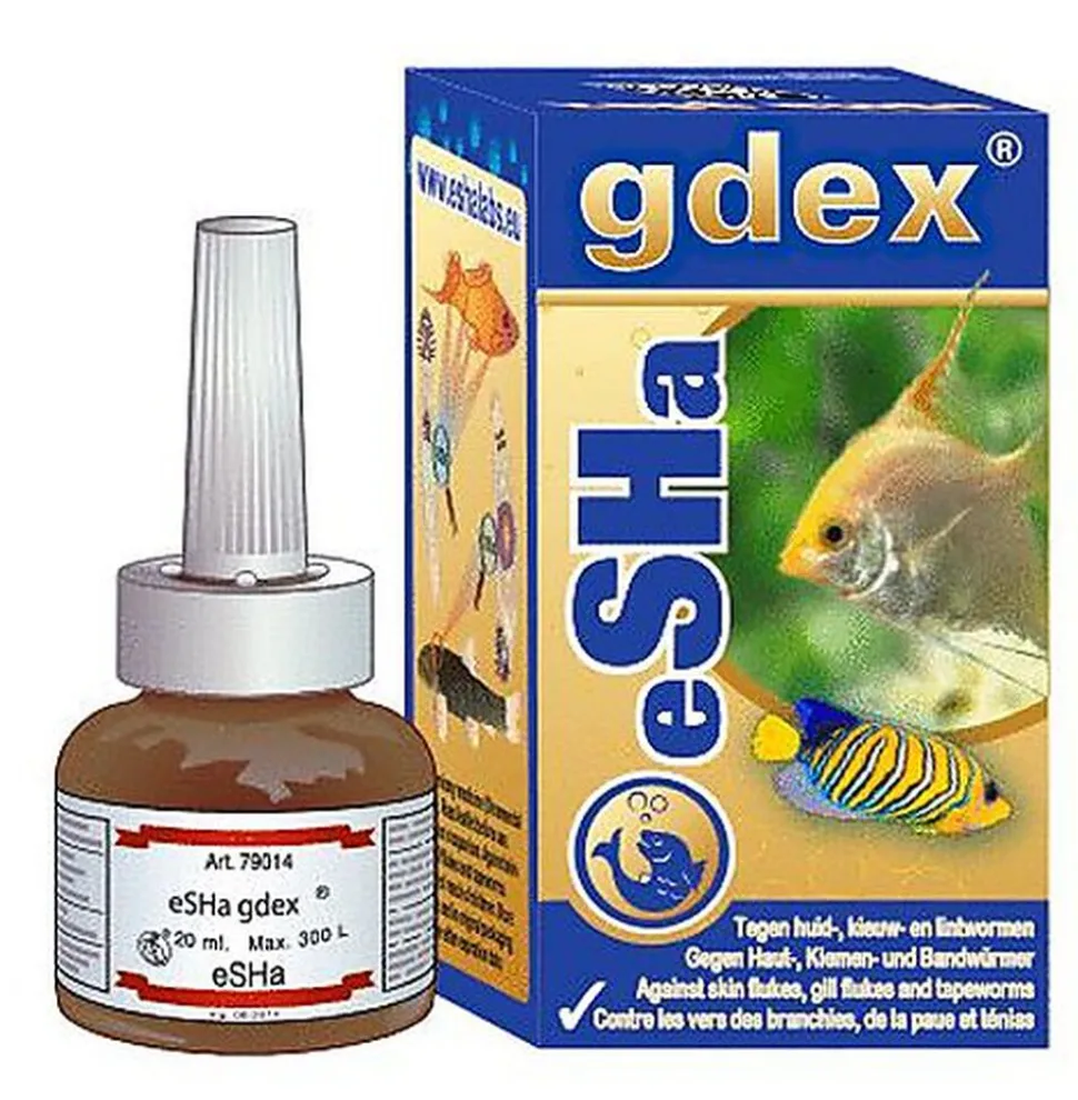 Esha - Traitement Gdex contre les Vers pour Poissons - 20ml