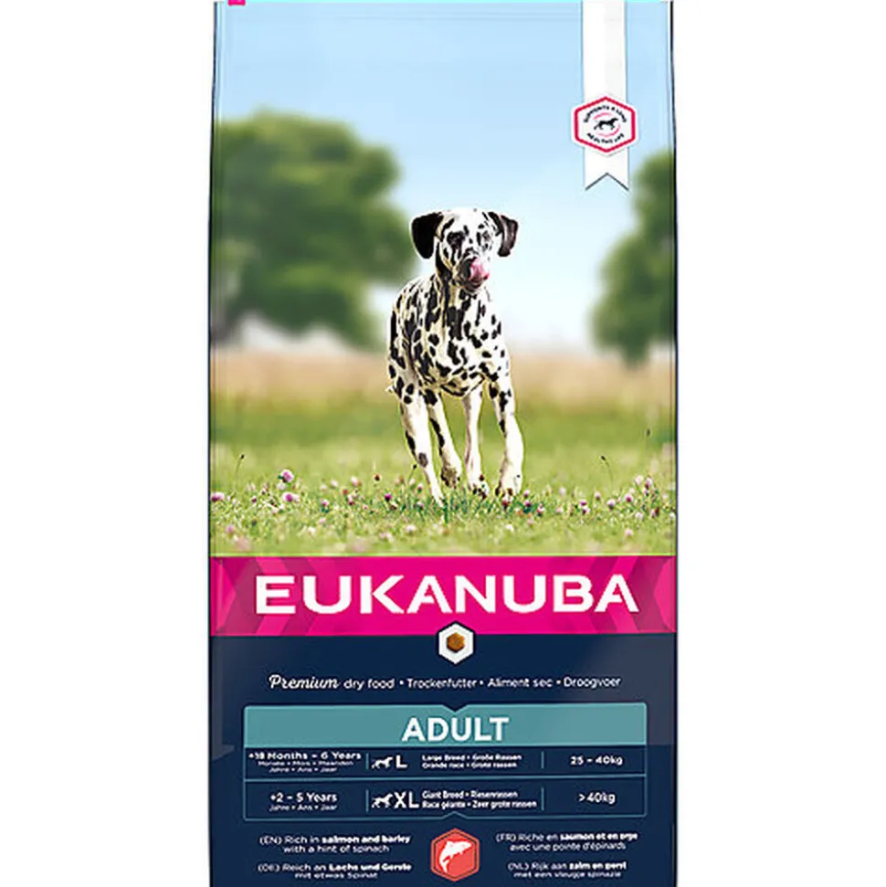 Eukanuba - Croquettes Chien Adulte Pour Grande Race Saumon & Orge