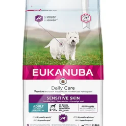 Eukanuba - Croquettes Daily Care Adulte Peau Sensible Pour Toutes Les Races Poisson