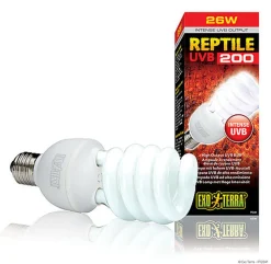Exo Terra - Ampoule pour Terrarium Reptile UVB 200 Fluocompact - 26W