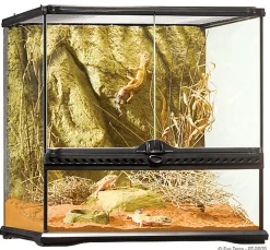 Exo Terra - Terrarium en Verre pour Reptile - 45x45x45cm