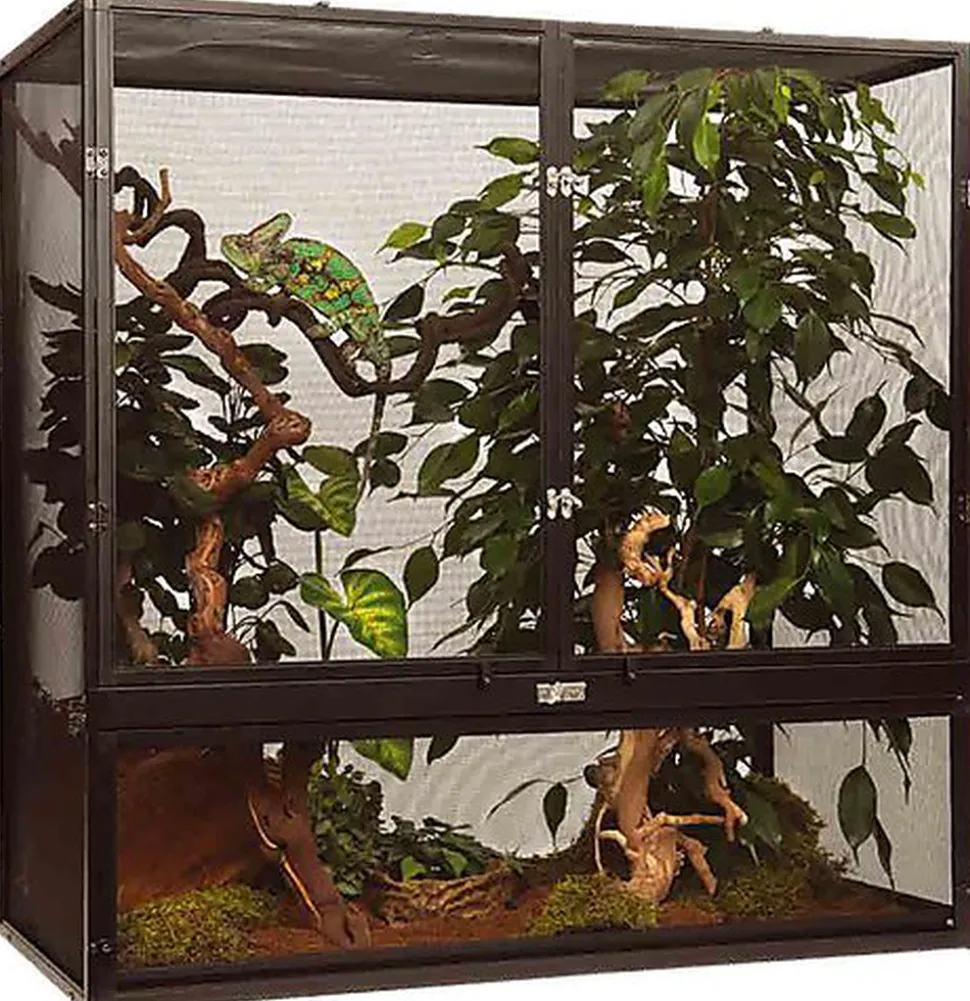 Exo Terra - Terrarium Screen L pour Reptiles - 90x45x90cm