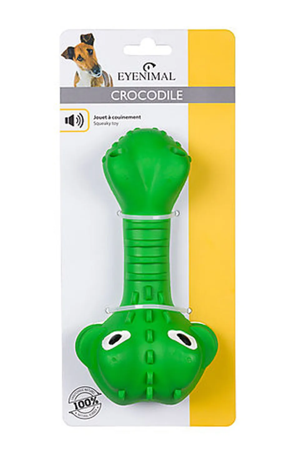Eyenimal - Jouet Couineur CROCODILE pour Chiens