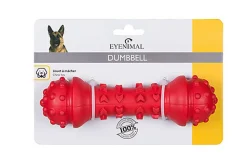 Eyenimal - Jouet DUMBBELL à Mâcher en Caoutchouc pour Chiens - 18cm
